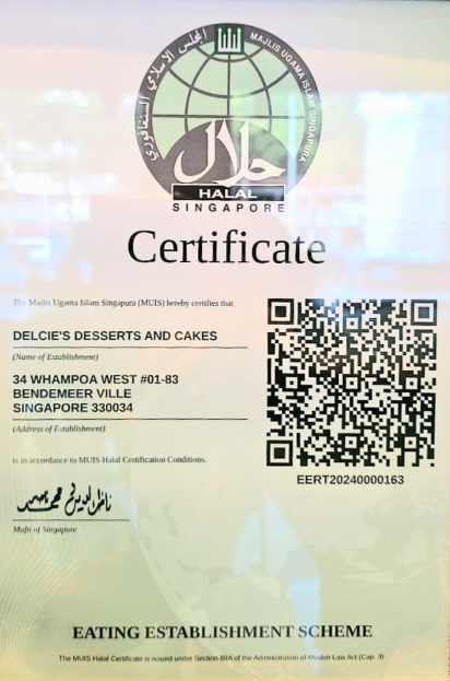 delcies Halal Cert
